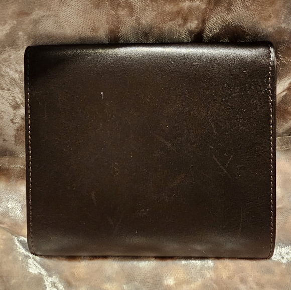 Celine Compact Wallet Brown Leather Authentic - Picture 2 of 14